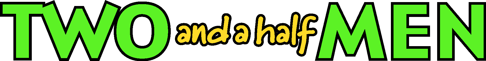 Two And A Half Men Logo Vector Logo